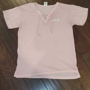 Pink Victoria's secret tshirt